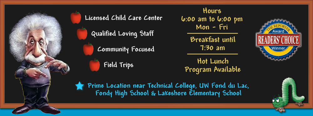 Licensed Child Care Center in Fond du Lac Wisconsin